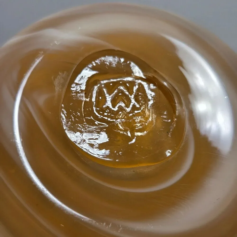 Vtg Les Verriers de Maure-Vieil Vase Bob Le Bleis French Art Glass Hand Blown